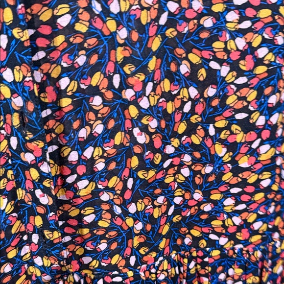 Free People Floral Long Sleeve Maxi Dress L - Picture 6 of 10